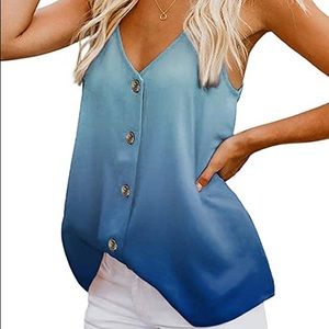 Blue Ombré Cami NWOT